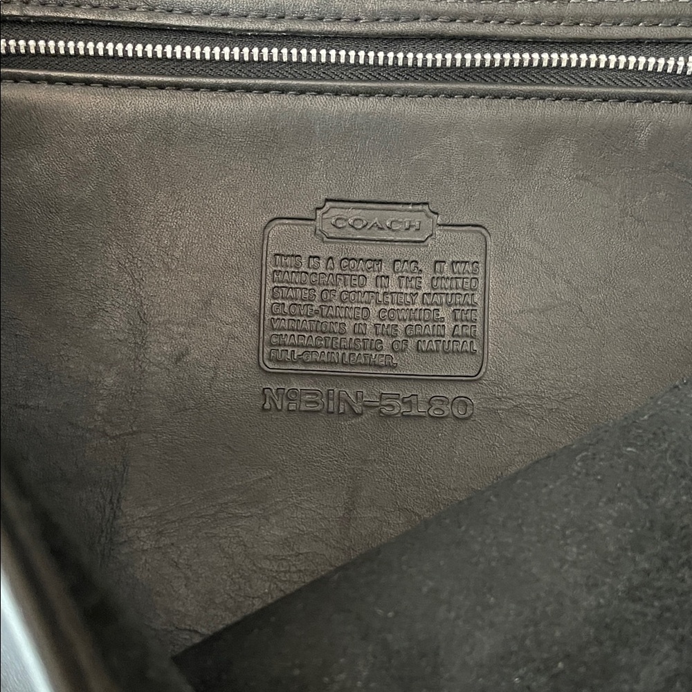 Classic Black Leather Satchel Bag - Picture 13 of 14